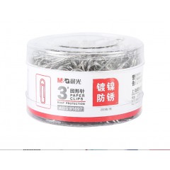 晨光(M&G)ABS91697 防锈回形针 金属曲PVC 办公用品3#  200枚/盒