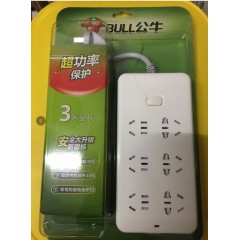 公牛 GN-216插座6位总控开关 （3米）